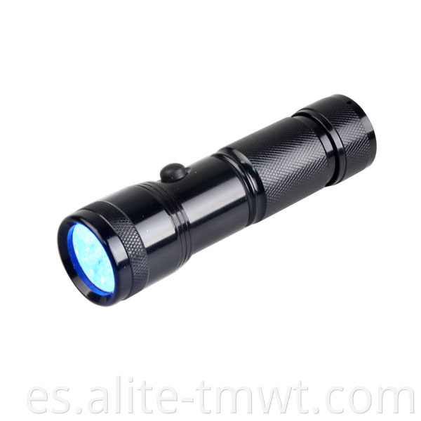 Detector de manchas de orina de mascotas Ultra Violet 395Nm 14 LED UV Linterna Torch para emergencia al aire libre